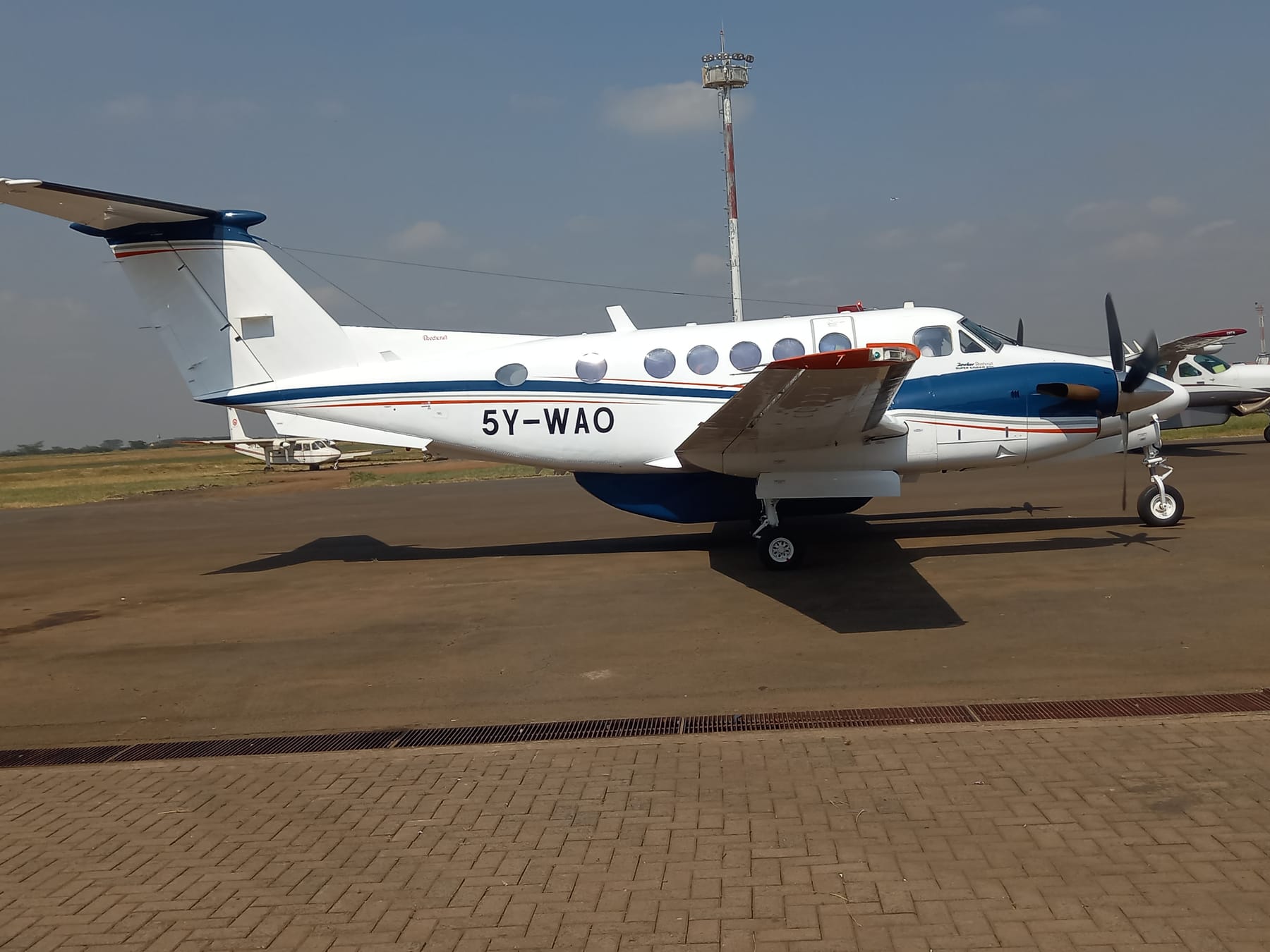 Westwind Aviation Super King Air 5Y-WAO on the apron